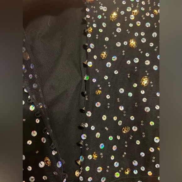 Black Sequin Homecoming or Prom Dress - Size 12 - Picture 5 of 7
